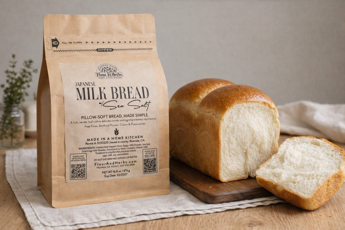 Milk Bread Recipe - Flour & Herbs