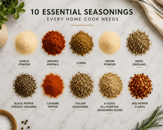 What Are the 10 Essential Seasonings Every Home Cook Needs? - Flour & Herbs
