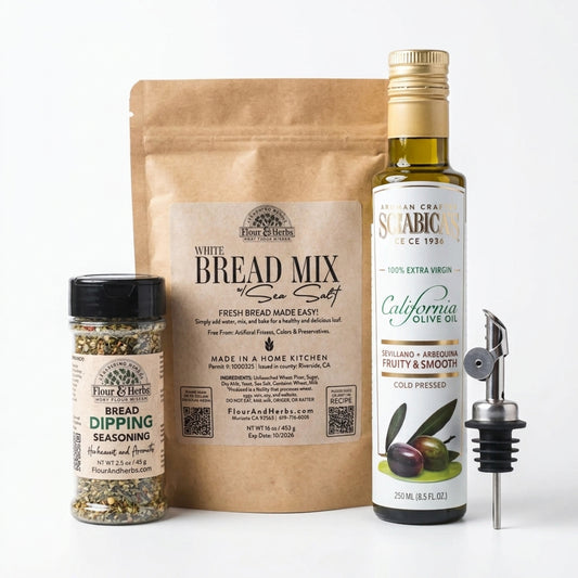 Bread Mix & Olive Oil Gift Box