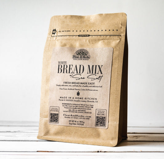 Artisan Bread Mix – Easy Homemade Bread - Flour & Herbs