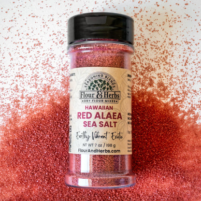 Hawaiian Alaea Sea Salt - Fine Grain - Flour & Herbs
