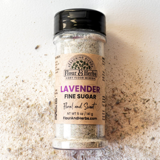 Lavender Fine Sugar - Flour & Herbs