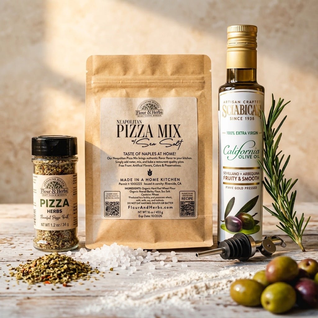 The Pizza-Making Experience Gift Box - Flour & Herbs