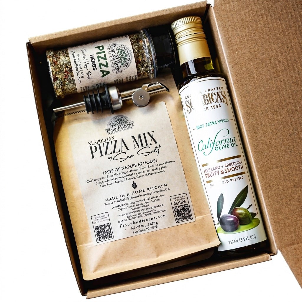The Pizza-Making Experience Gift Box - Flour & Herbs